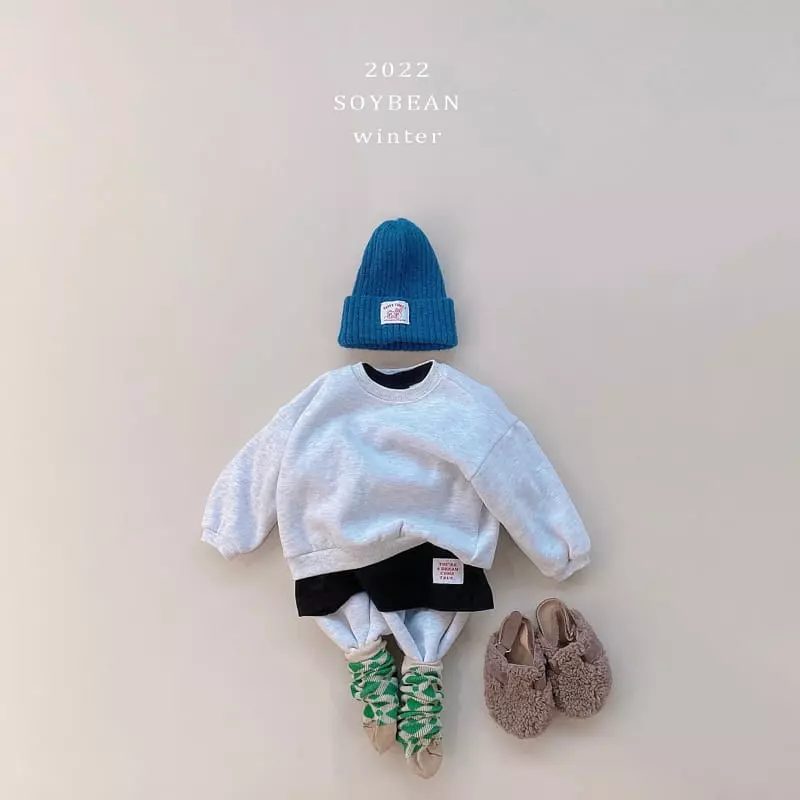 Soybean - Korean Children Fashion - #Kfashion4kids - Fleece Rolly Pop Top Bottom Set - 8