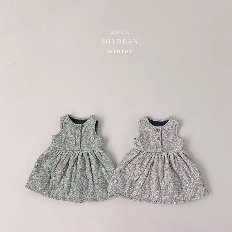 Soybean - Korean Children Fashion - #Kfashion4kids - Rib Padding One-piece - 9