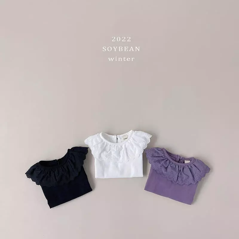 Soybean - Korean Children Fashion - #childofig - Fleece Jicki Frill Tee - 11