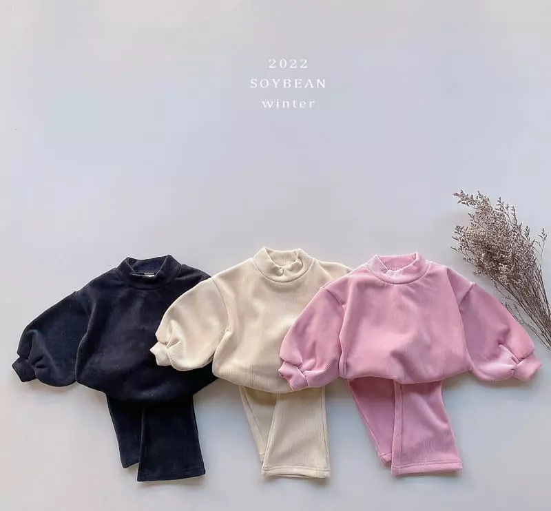 Soybean - Korean Children Fashion - #childofig - Wide Top Bottom Set - 10