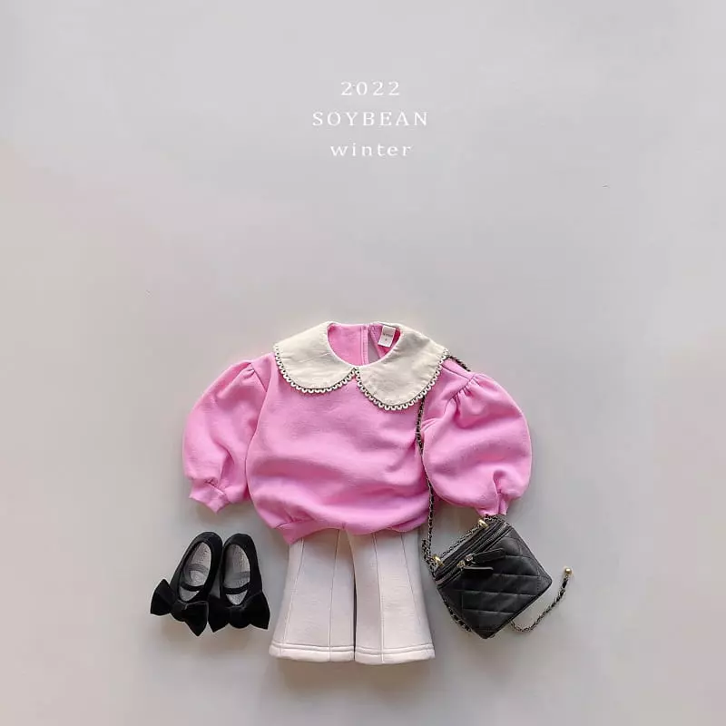 Soybean - Korean Children Fashion - #stylishchildhood - Fleece Puff Sweatshirt - 4