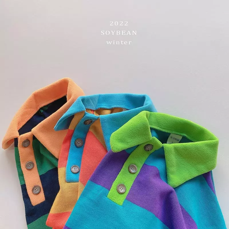 Soybean - Korean Children Fashion - #childofig - French Color Tee - 11