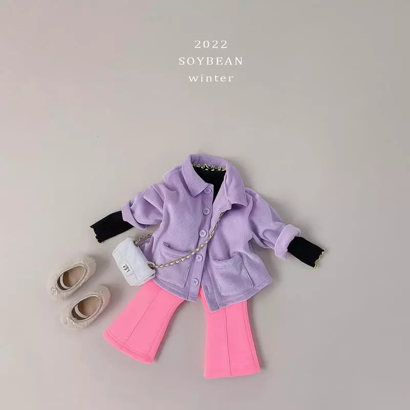 Soybean - Korean Children Fashion - #childofig - Mink Loose Jacket - 3