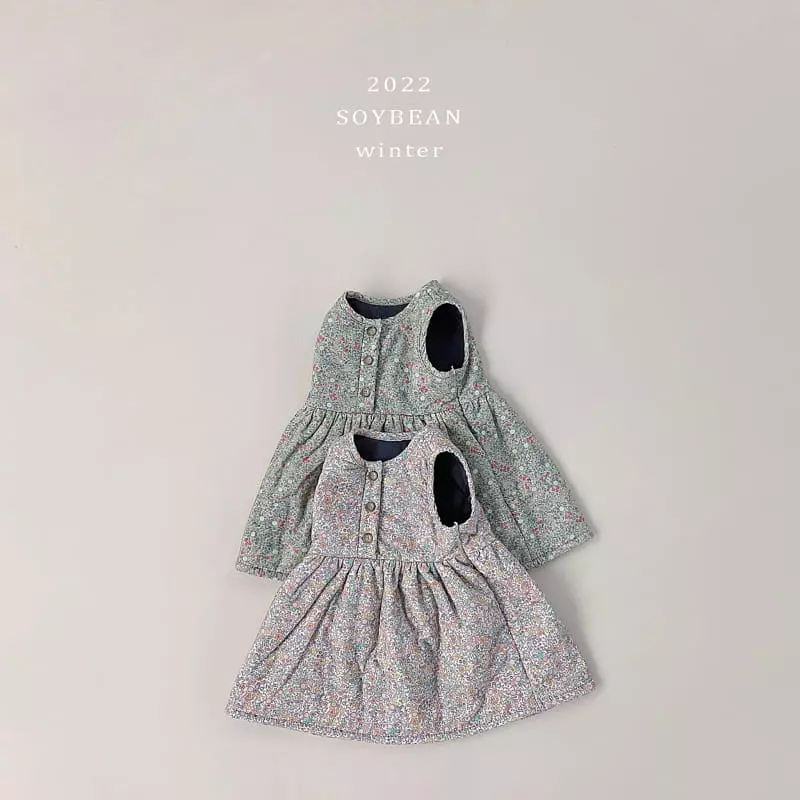 Soybean - Korean Children Fashion - #childofig - Rib Padding One-piece