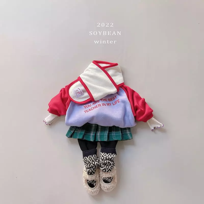 Soybean - Korean Children Fashion - #childrensboutique - Fleece Raglan Sweatshirt