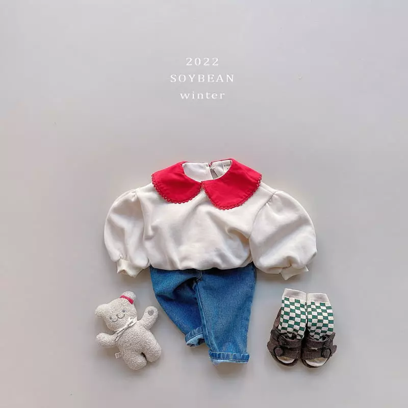 Soybean - Korean Children Fashion - #childrensboutique - Fleece Puff Sweatshirt - 5