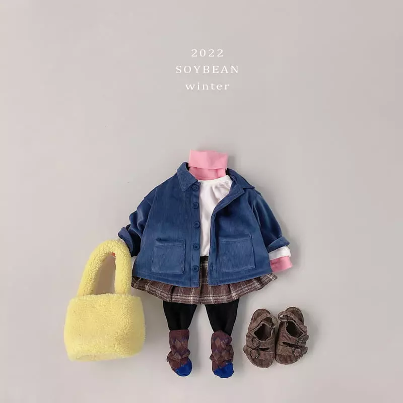 Soybean - Korean Children Fashion - #childofig - Mink Loose Jacket - 4