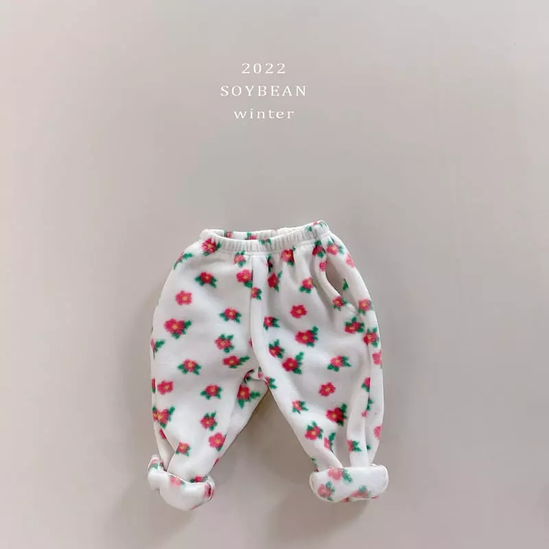 Soybean - Korean Children Fashion - #designkidswear - Winter Fleece Top Bottom Set - 8