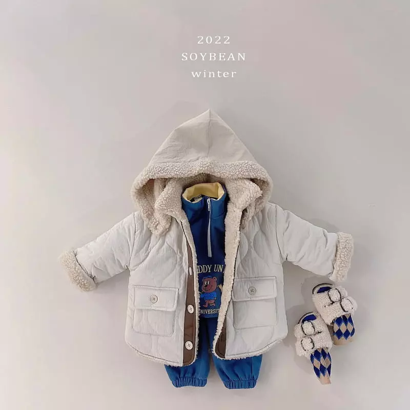 Soybean - Korean Children Fashion - #designkidswear - Fleece Hoody Hat - 6