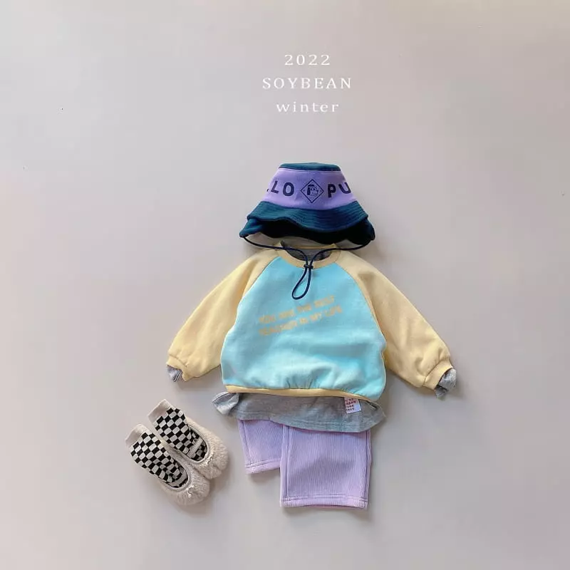 Soybean - Korean Children Fashion - #designkidswear - Fleece Raglan Sweatshirt - 2