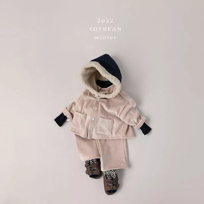 Soybean - Korean Children Fashion - #designkidswear - Mink Loose Jacket - 5