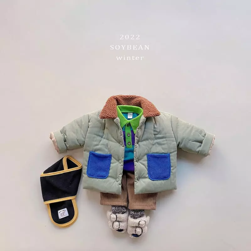 Soybean - Korean Children Fashion - #discoveringself - Rib Fleece Pants - 6