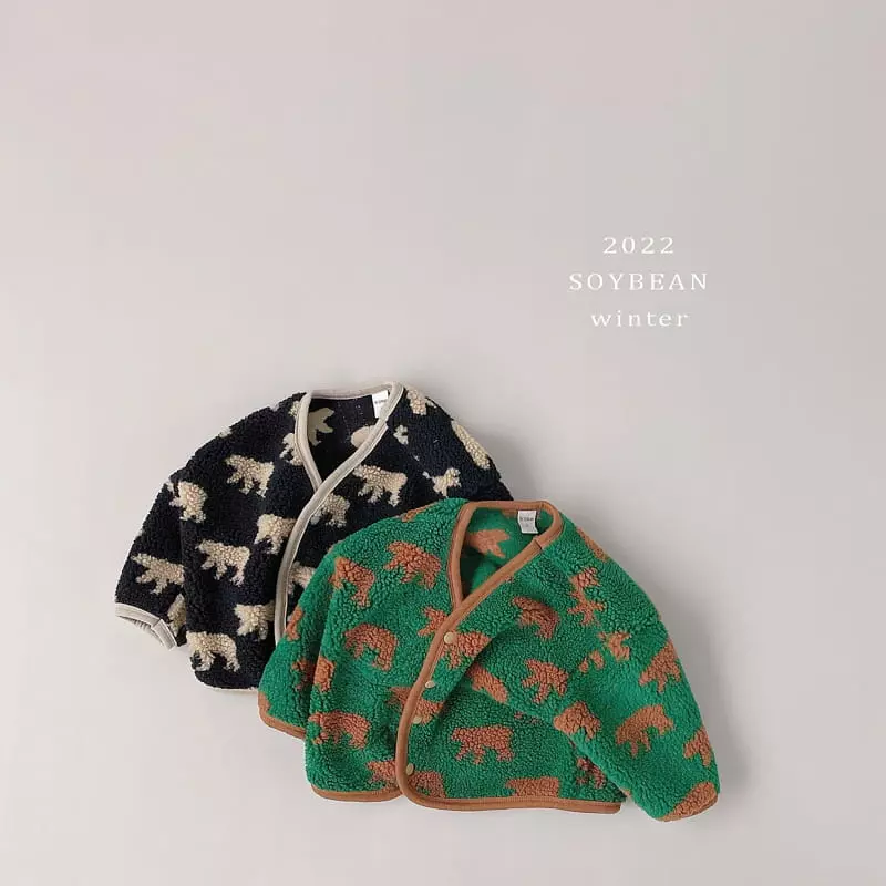 Soybean - Korean Children Fashion - #discoveringself - Boxy Dino Bbogle Jacket - 11