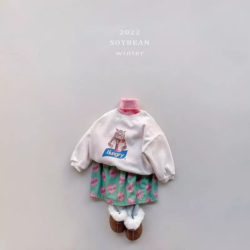 Soybean - Korean Children Fashion - #fashionkids - Lover Rib Skirt