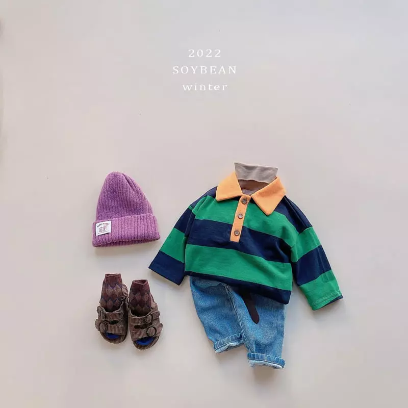 Soybean - Korean Children Fashion - #kidsshorts - Slim Turtleneck Tee - 10
