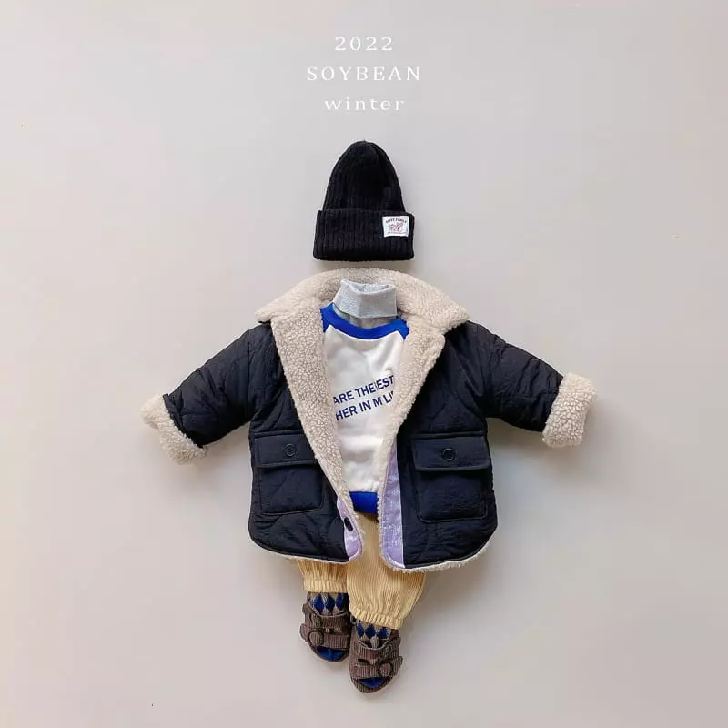 Soybean - Korean Children Fashion - #kidsstore - Fleece Raglan Sweatshirt - 6