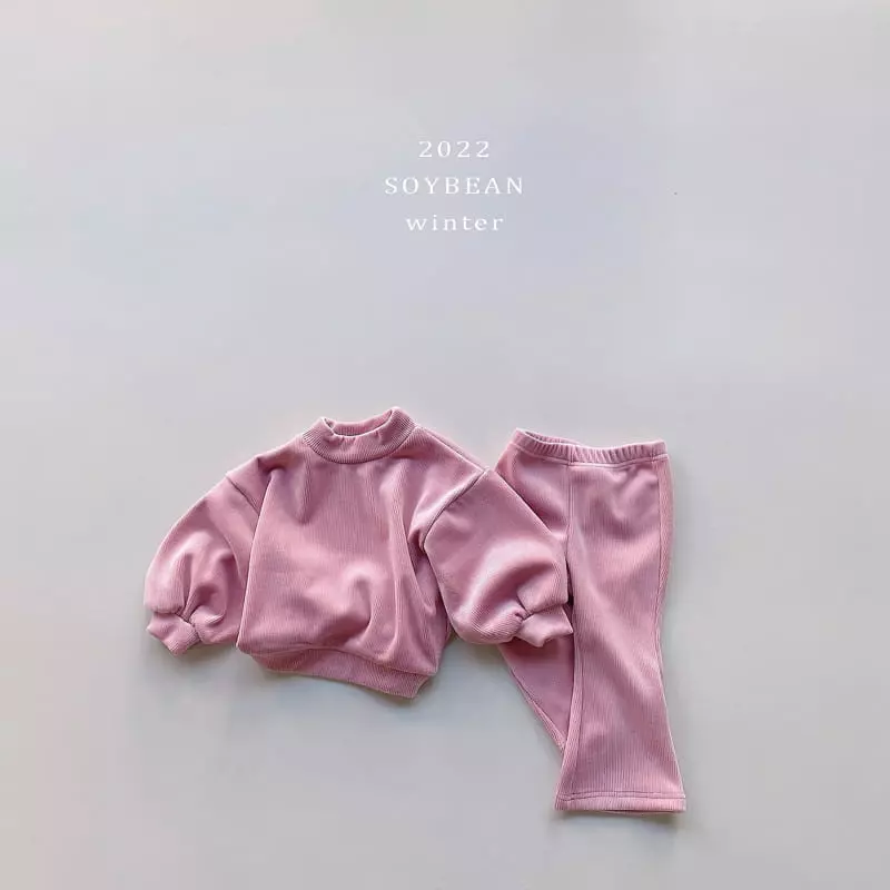 Soybean - Korean Children Fashion - #magicofchildhood - Wide Top Bottom Set - 6