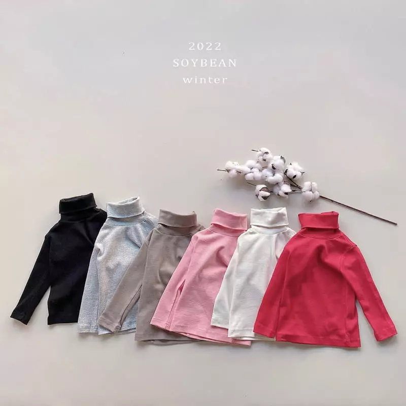 Soybean - Korean Children Fashion - #magicofchildhood - Slim Turtleneck Tee