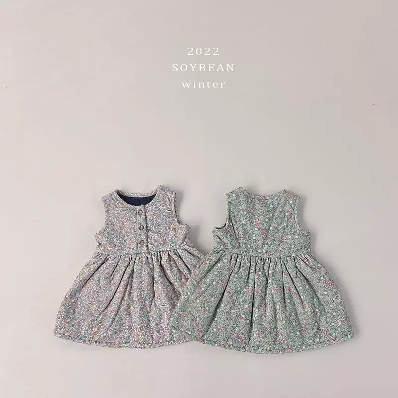 Soybean - Korean Children Fashion - #magicofchildhood - Rib Padding One-piece - 11