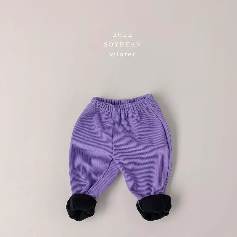 Soybean - Korean Children Fashion - #magicofchildhood - Fleece Rib Pants - 10