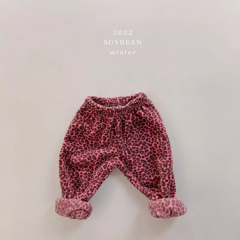 Soybean - Korean Children Fashion - #minifashionista - Leopard Good Top Bottom Set - 12