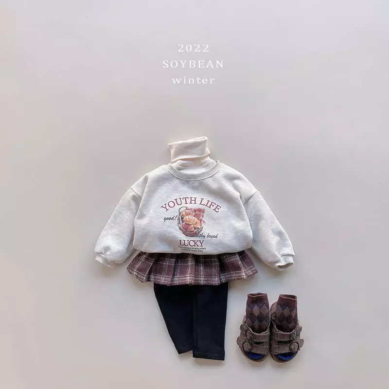 Soybean - Korean Children Fashion - #magicofchildhood - Fleece Bread Sweatshirt - 4