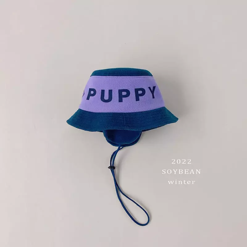 Soybean - Korean Children Fashion - #minifashionista - Color Fleece Bucket Hat - 3