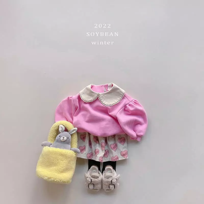 Soybean - Korean Children Fashion - #todddlerfashion - Fleece Puff Sweatshirt