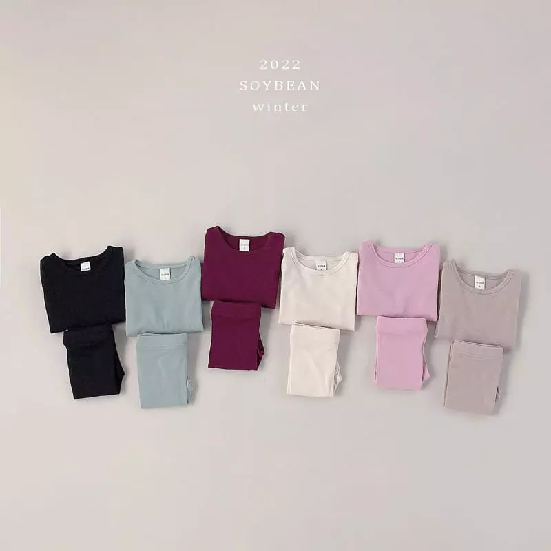 Soybean - Korean Children Fashion - #toddlerclothing - Heat Fleece Easywear - 12