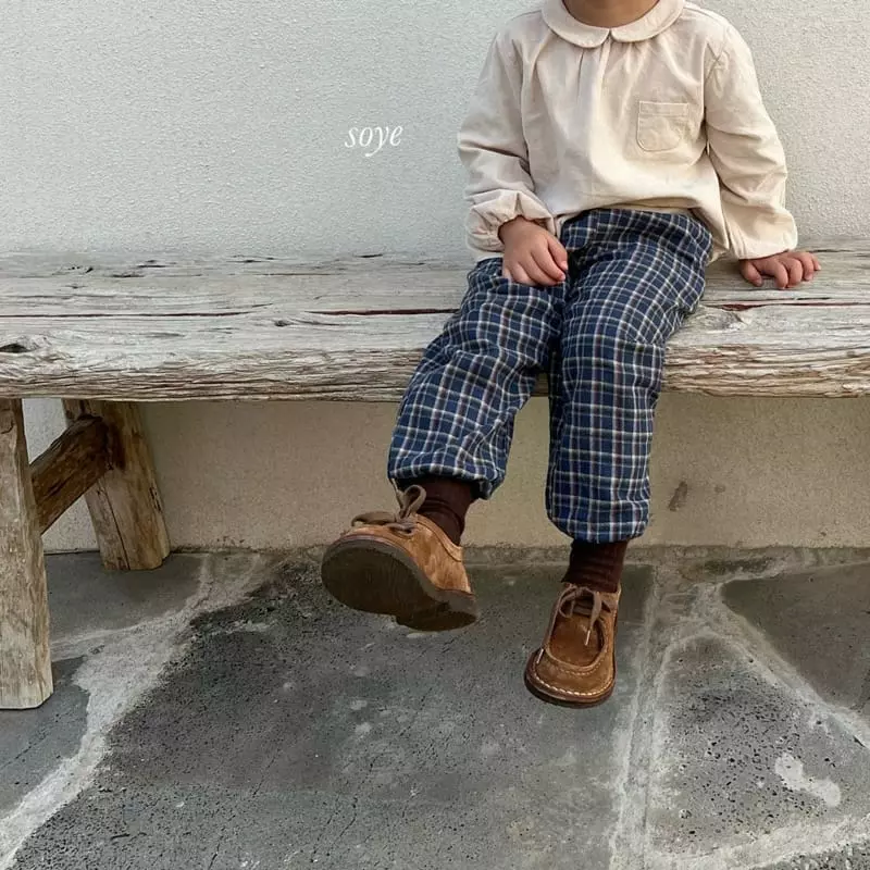 Soye - Korean Children Fashion - #littlefashionista - Check Pants - 4