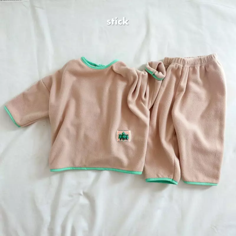 Stick - Korean Children Fashion - #Kfashion4kids - Fleece Pajama Set - 3