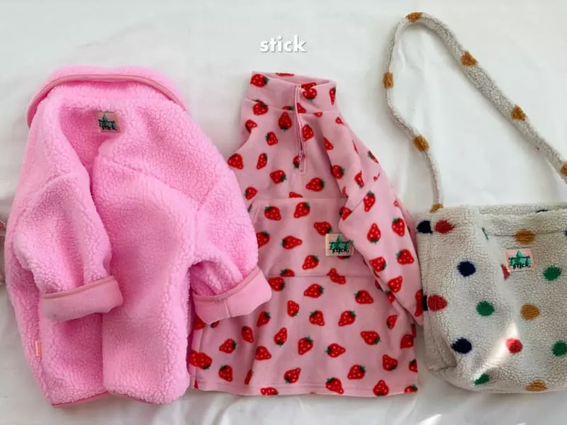 Stick - Korean Children Fashion - #Kfashion4kids - Fleece One-piece - 2