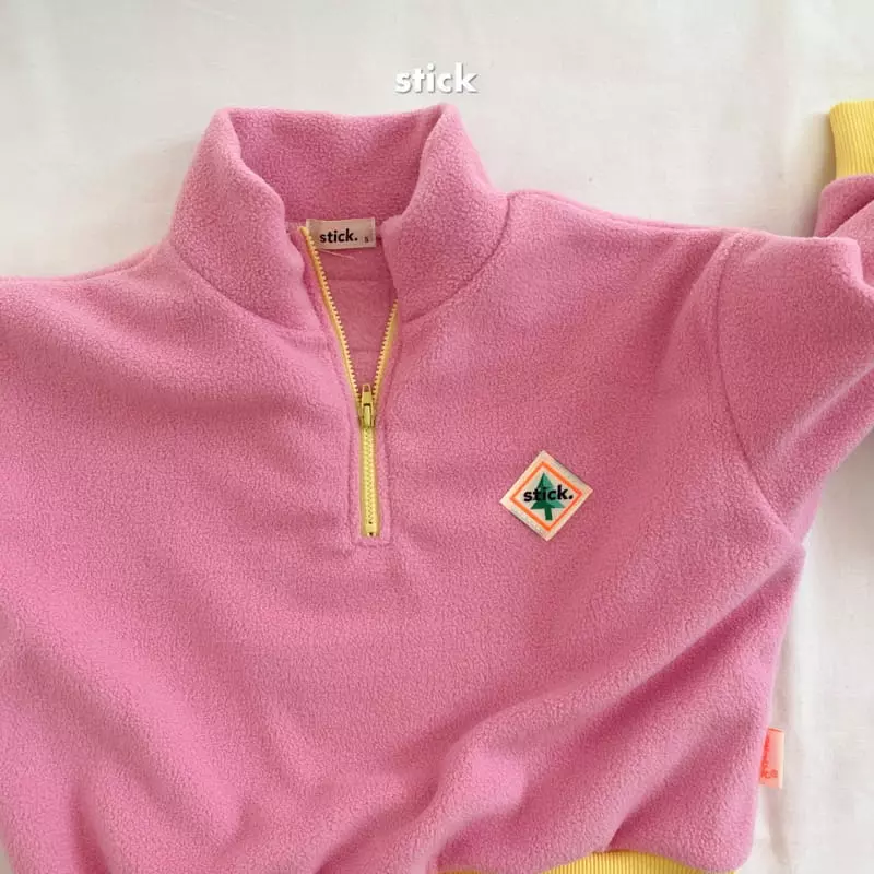 Stick - Korean Children Fashion - #designkidswear - Puzzle Fleece Half Zip-up - 6