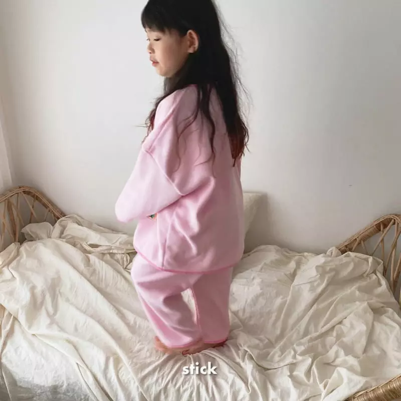 Stick - Korean Children Fashion - #designkidswear - Fleece Pajama Set - 11
