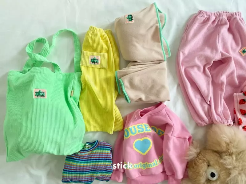 Stick - Korean Children Fashion - #designkidswear - Pigment Rib Bag - 5