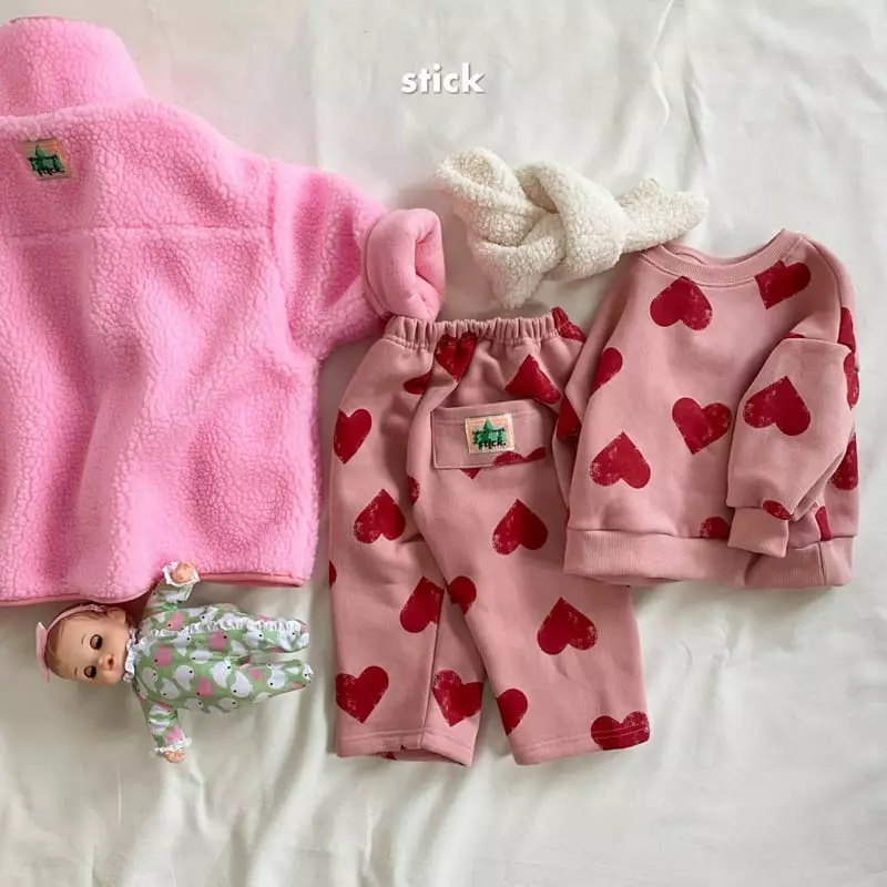 Stick - Korean Children Fashion - #fashionkids - Love Sweatshirt - 5