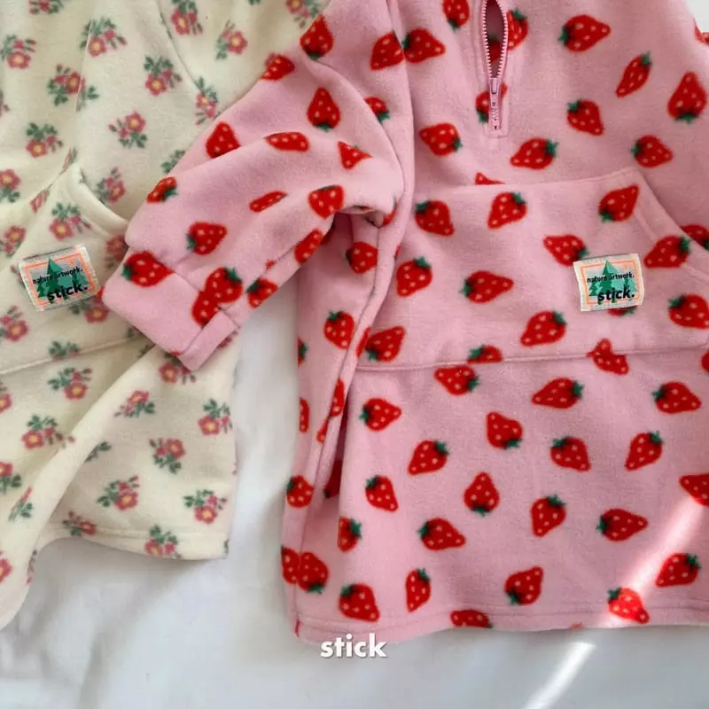 Stick - Korean Children Fashion - #kidzfashiontrend - Fleece One-piece