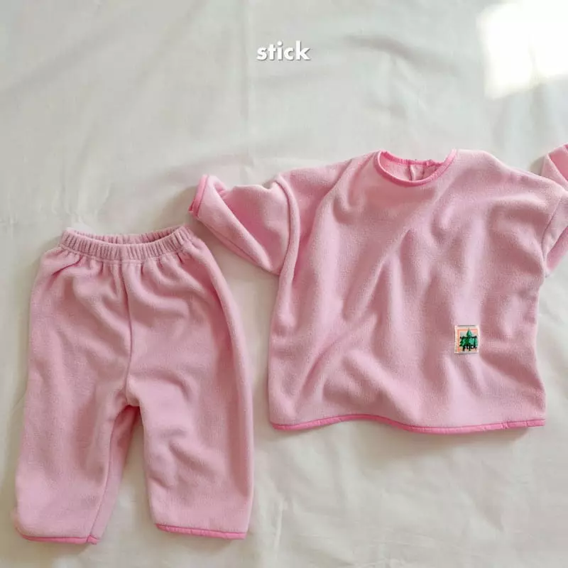 Stick - Korean Children Fashion - #Kfashion4kids - Fleece Pajama Set - 4