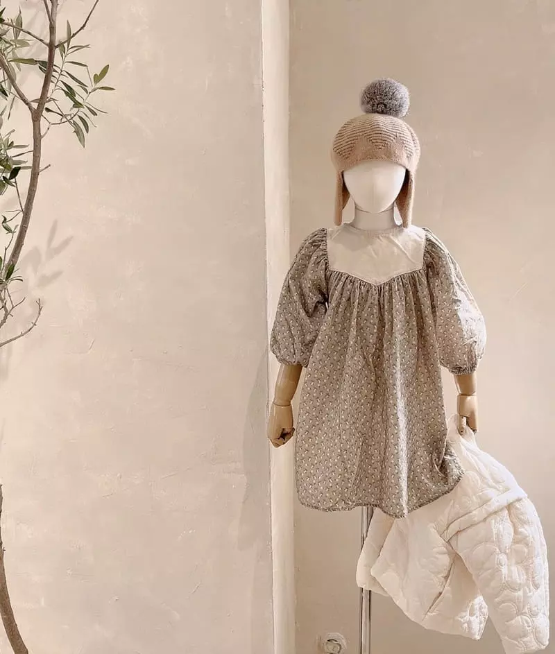 Studio M - Korean Children Fashion - #Kfashion4kids - Luna Color  One-piece - 8