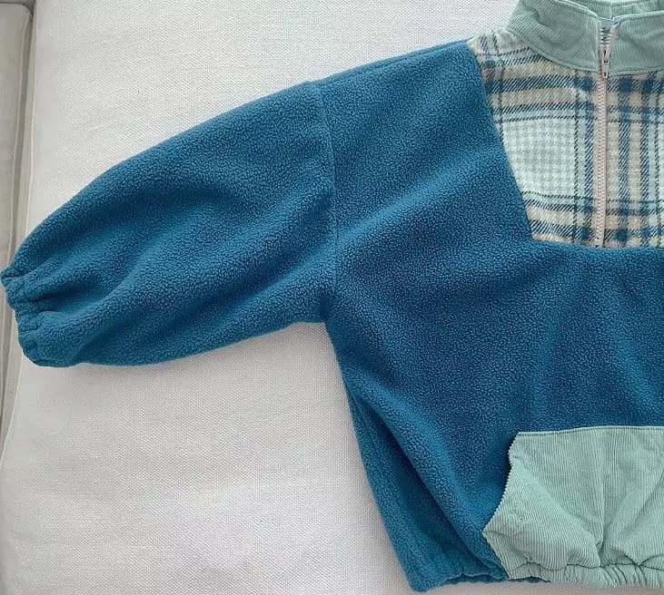 Studio M - Korean Children Fashion - #childofig - BB Check Color Zip-up - 9