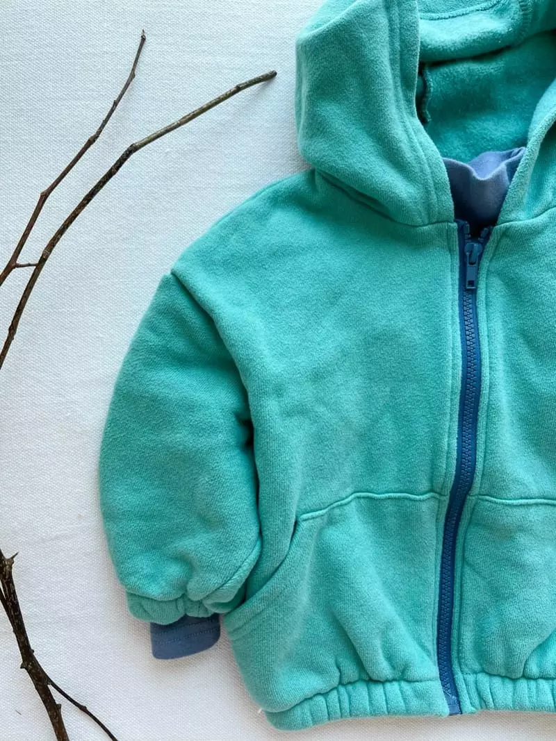 Studio M - Korean Children Fashion - #prettylittlegirls - Rookie Fleece Hoody Zip-up - 4