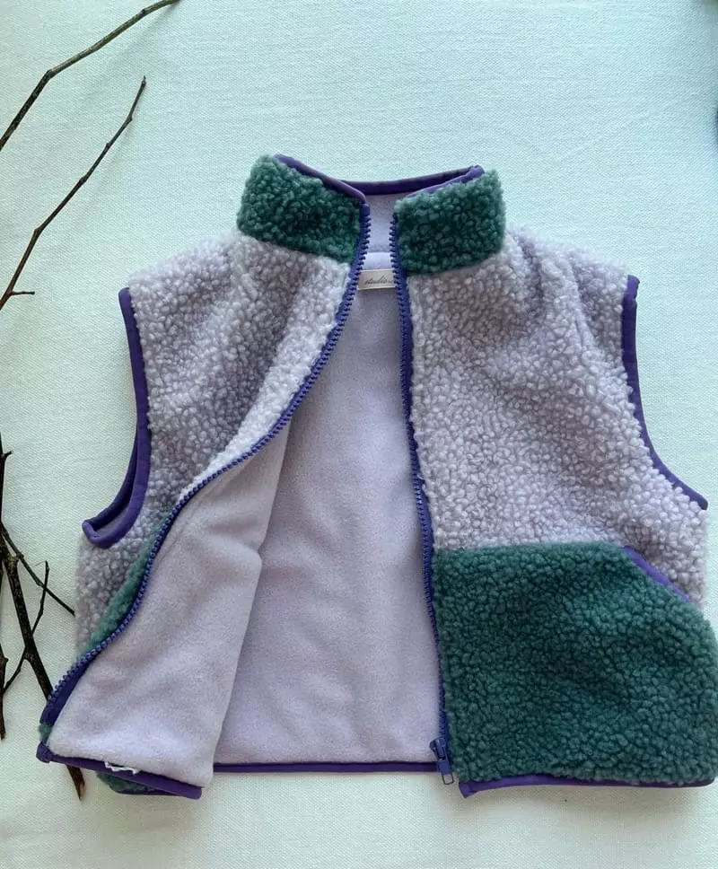 Studio M - Korean Children Fashion - #designkidswear - Pico Bookle Vest - 8