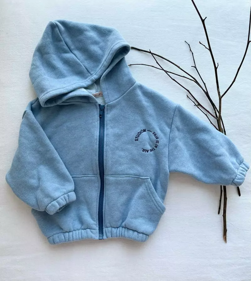 Studio M - Korean Children Fashion - #discoveringself - Rookie Fleece Hoody Zip-up - 8