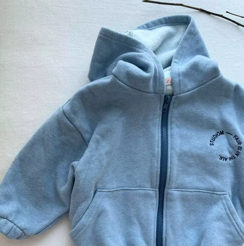 Studio M - Korean Children Fashion - #fashionkids - Rookie Fleece Hoody Zip-up - 9