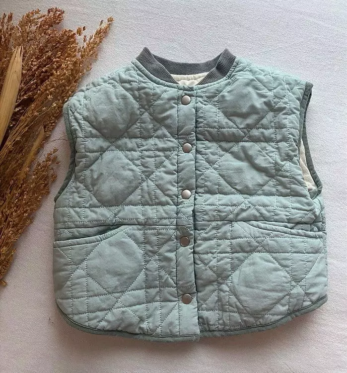 Studio M - Korean Children Fashion - #fashionkids - Andy Quilting Vest - 4