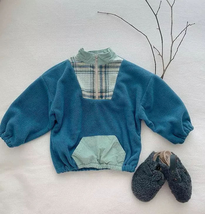 Studio M - Korean Children Fashion - #kidsstore - BB Check Color Zip-up
