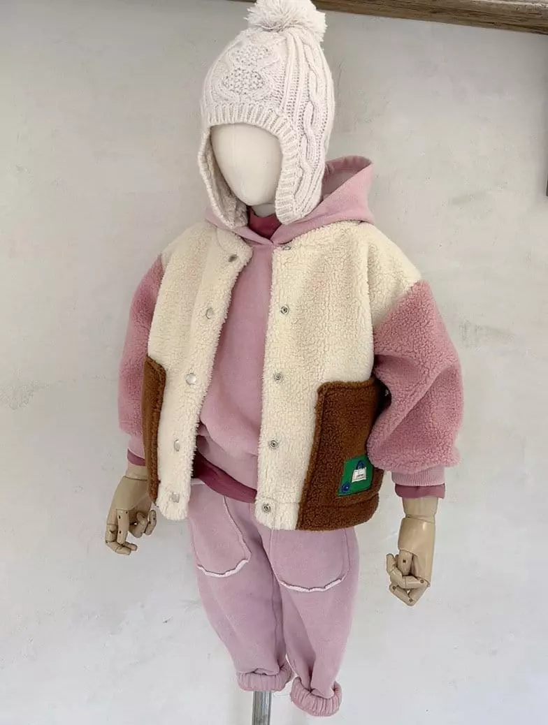 Studio M - Korean Children Fashion - #kidsstore - W Vest Hoody - 2