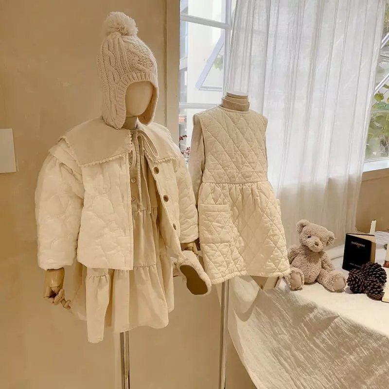 Studio M - Korean Children Fashion - #littlefashionista - Banesa Quilting Embroidery Jacket - 7