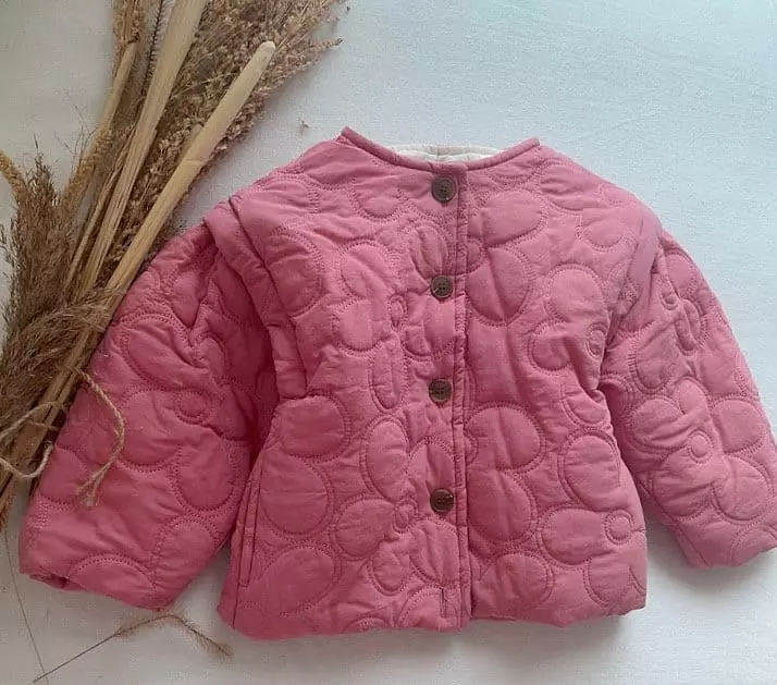 Studio M - Korean Children Fashion - #magicofchildhood - Banesa Quilting Embroidery Jacket - 8