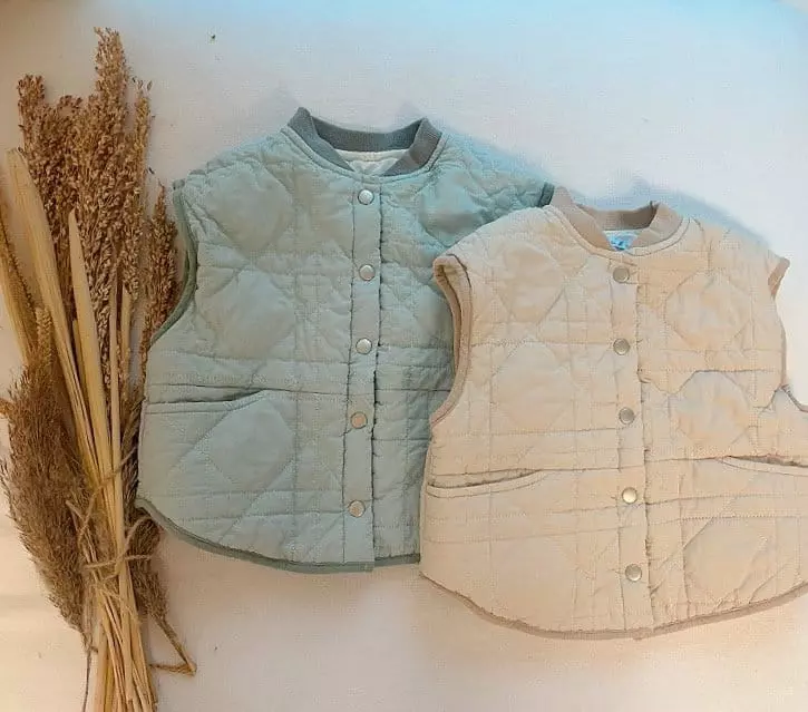 Studio M - Korean Children Fashion - #minifashionista - Andy Quilting Vest - 10